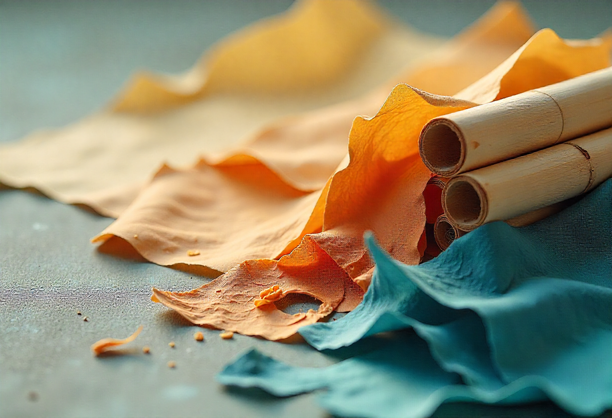 Collection of sustainable craft materials